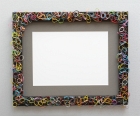 Multi-Colored Elastics, black frame resin