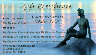 Boston Fine ART Gift Certificates & Gift Cards