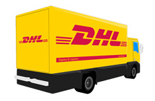 DHL Shipping Truck
