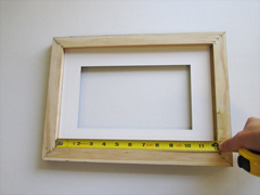 Example of measuring a Traditional Frame