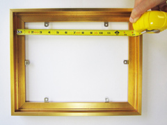 Example of measuring a Stepped Floater Frame.