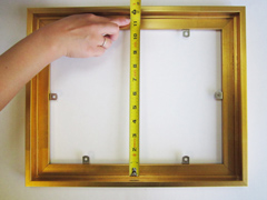 Example of measuring a Stepped Floater Frame.