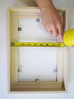 Example of measuring a L-Shaped Floater Frame.